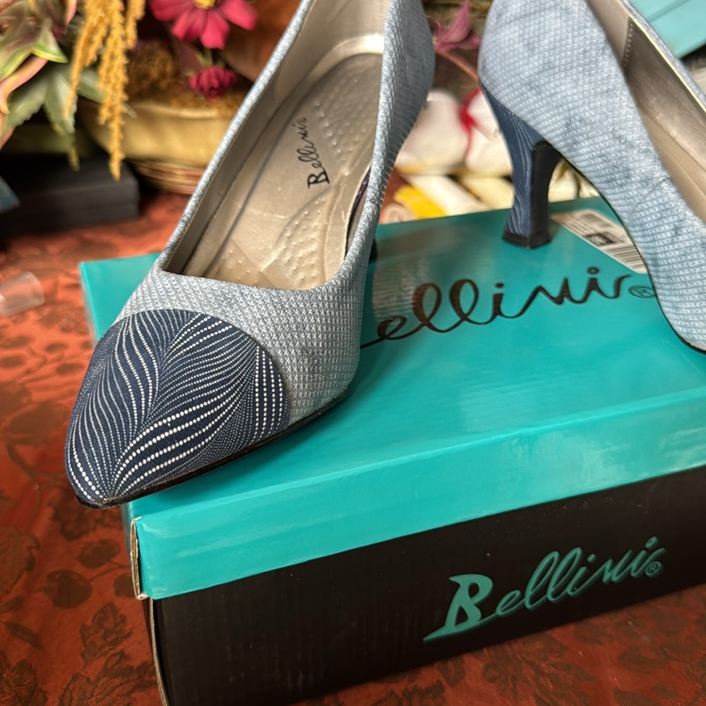 Bellini Blue Women's Shoes Never Worn Size6.5 - Picture 4 of 11